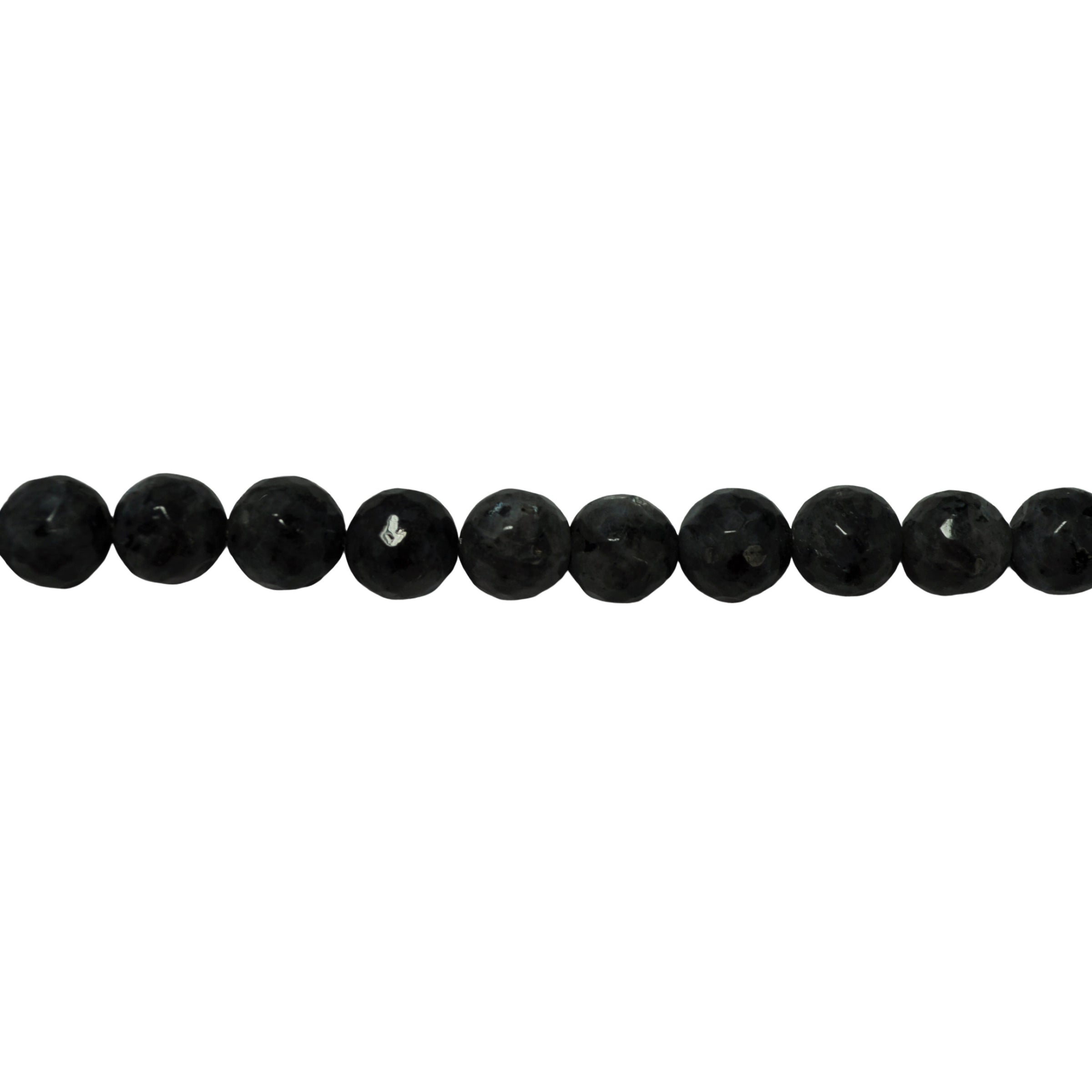 10mm Black Labradorite - Faceted