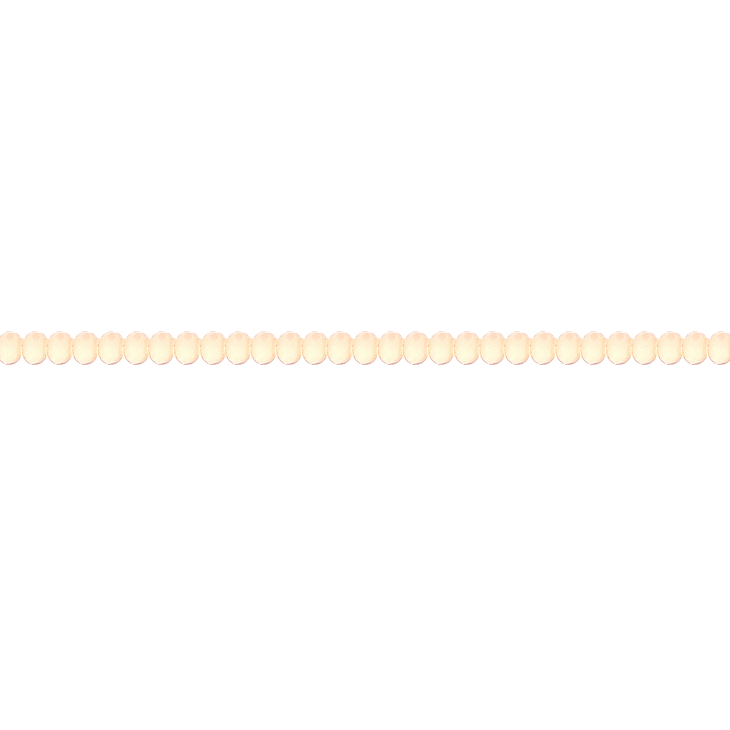 2x2mm Peach Crystal - Rondelle