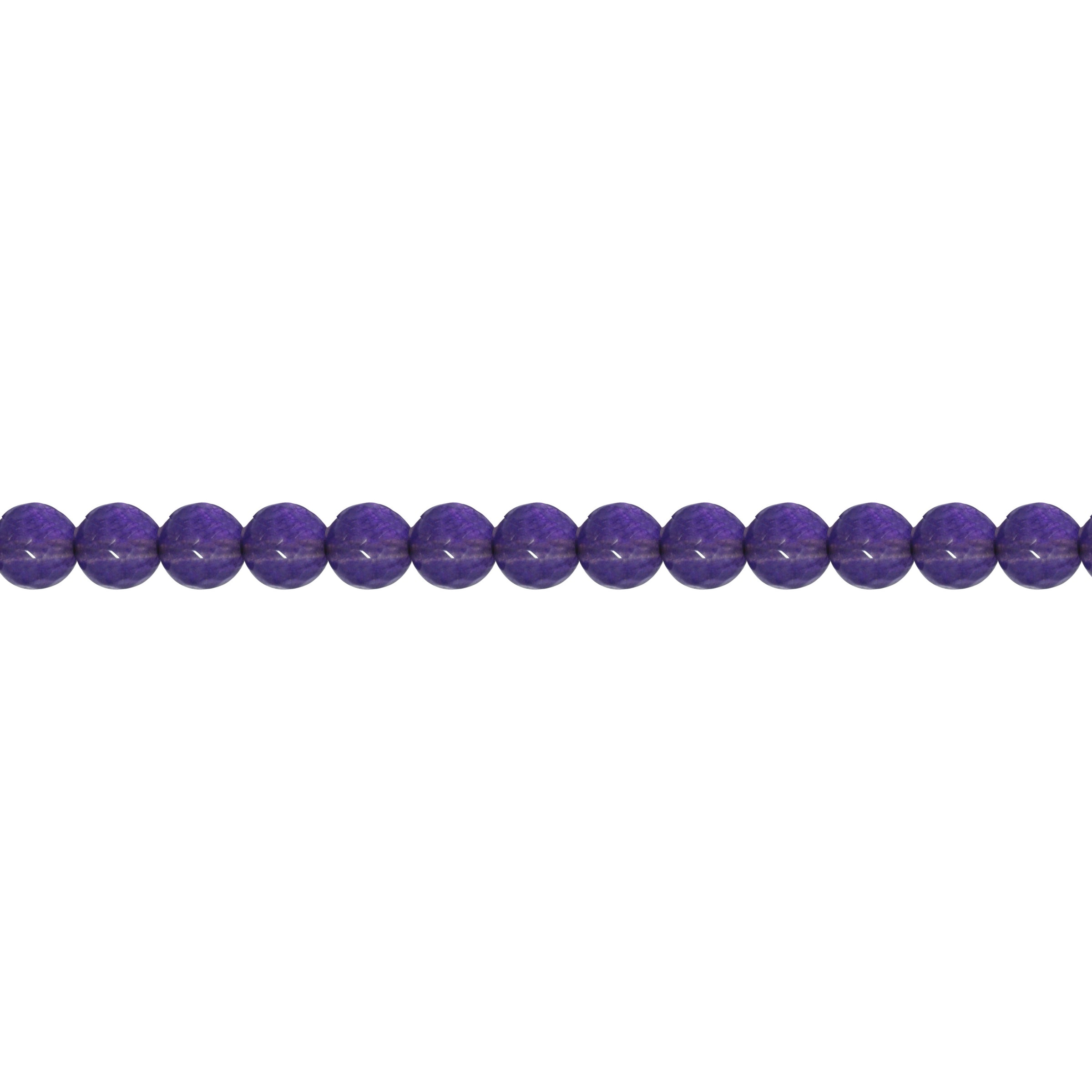 10mm Purple Jade - Faceted
