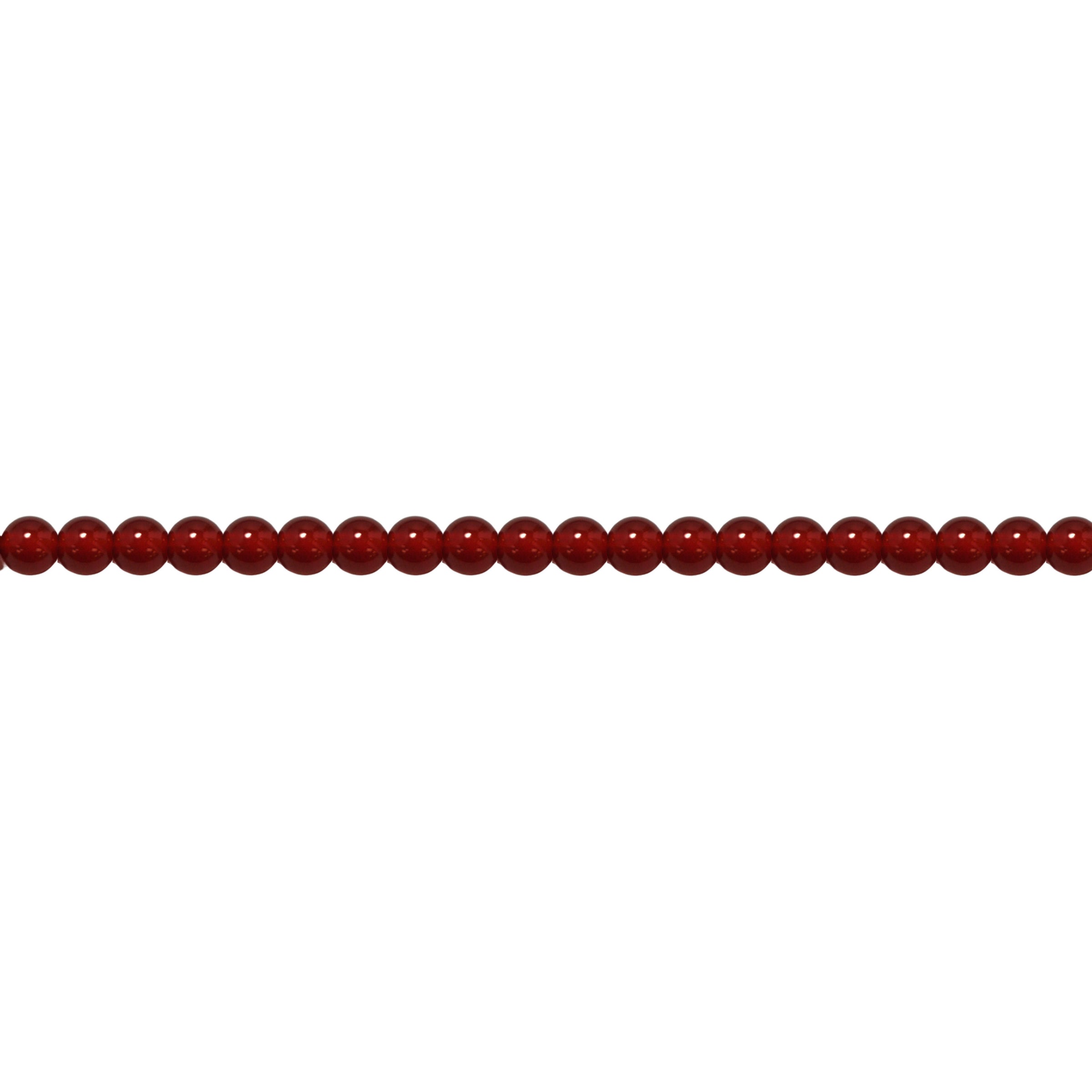 6mm Red Agate - Round