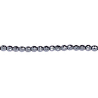 4mm Hematite - Faceted