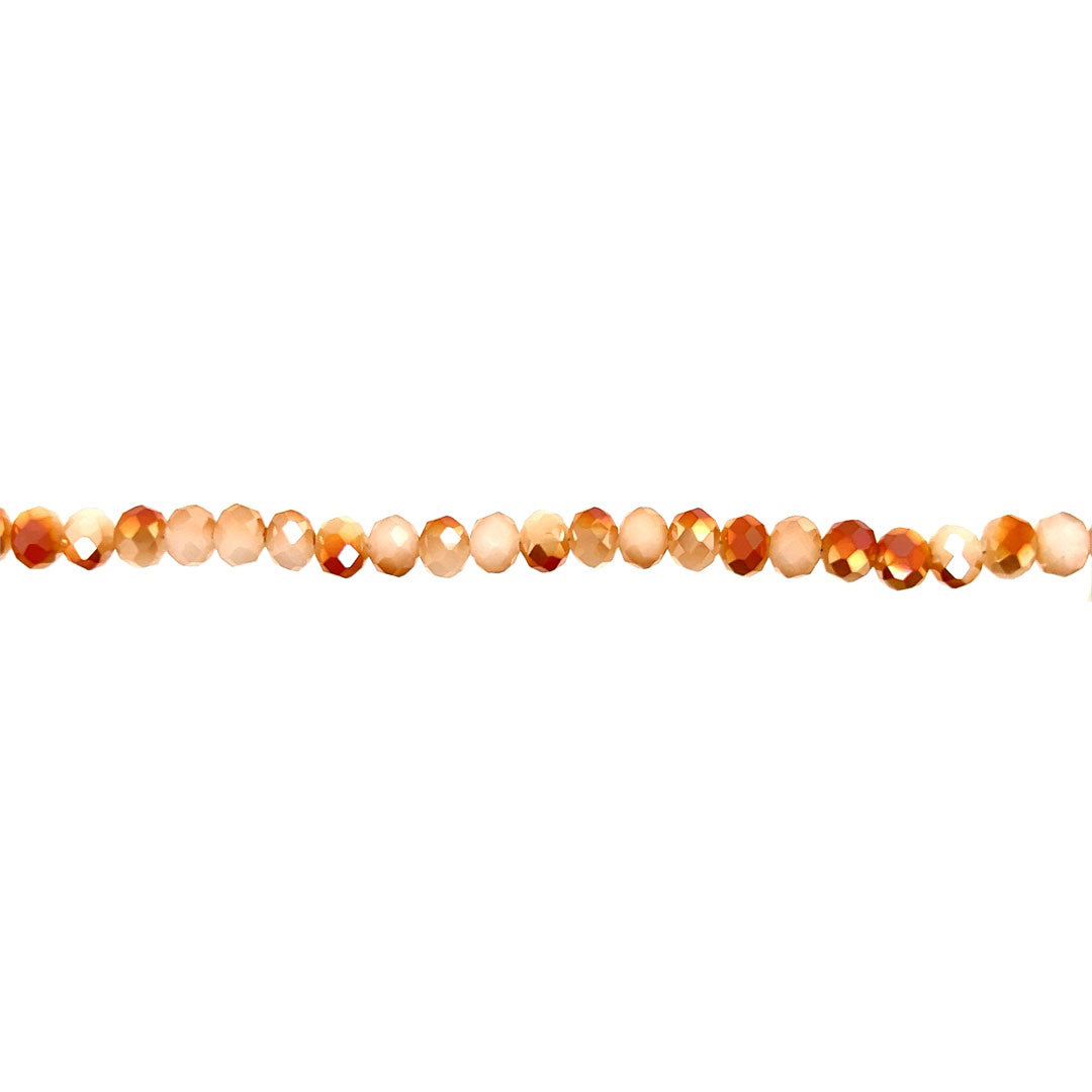 4x6mm Sunset Crystal - Rondelle