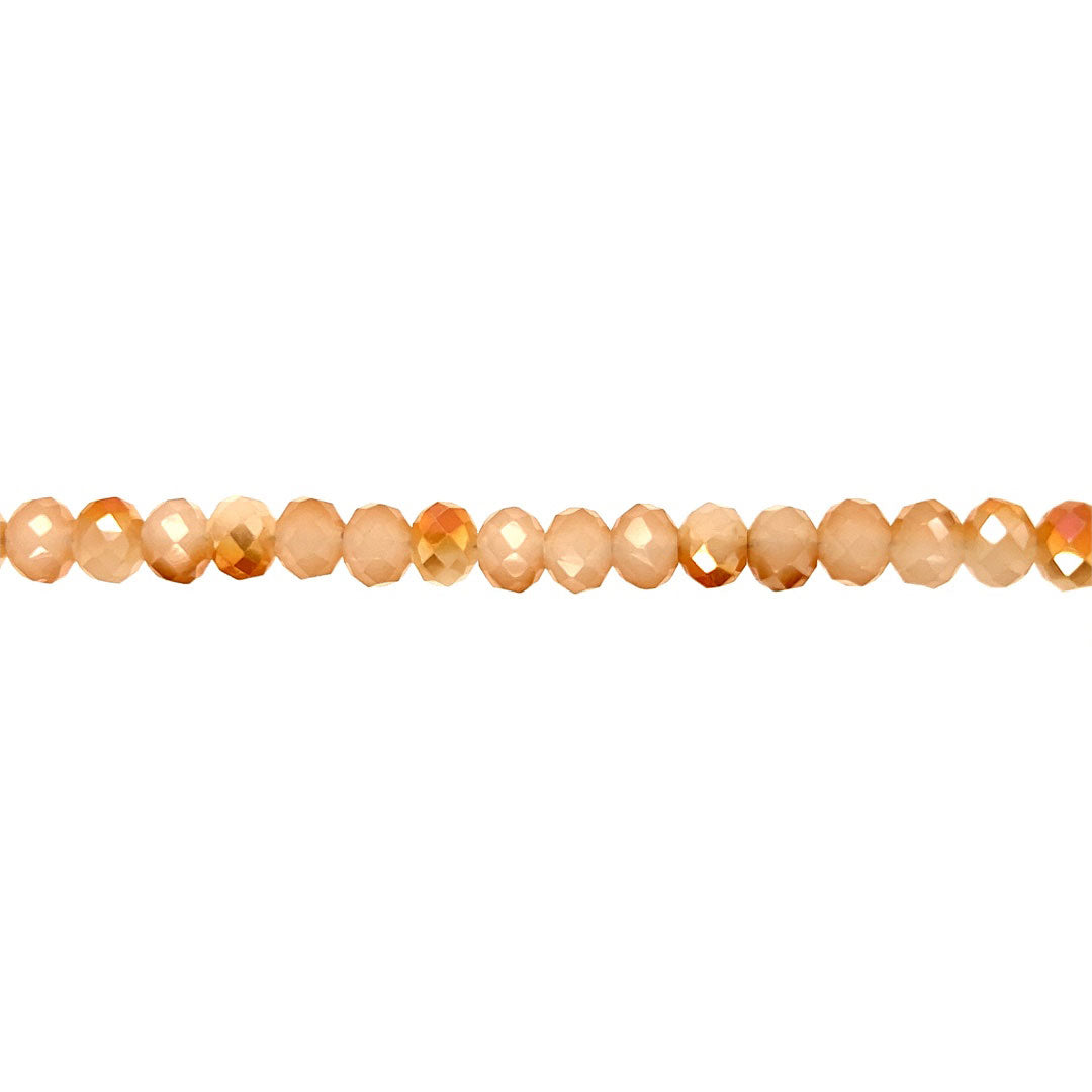 6x8mm Sunset Crystal - Rondelle