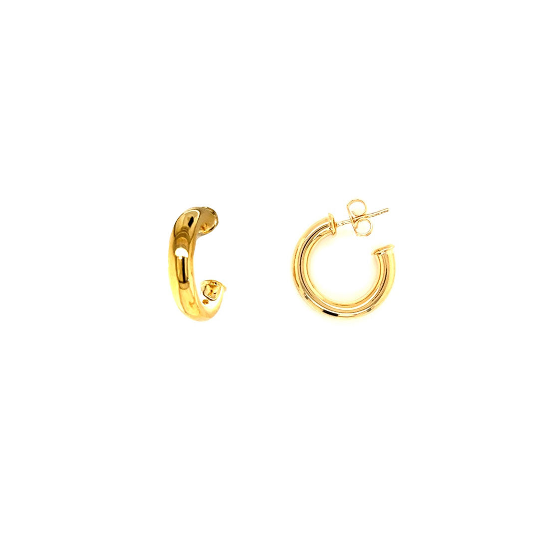 3mm x 20mm Hoops - Gold Filled