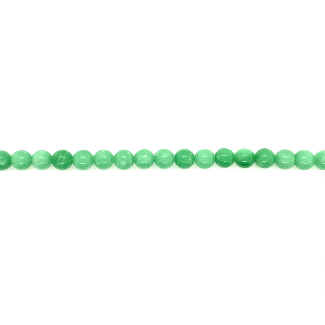 8mm Natural Jade - Round