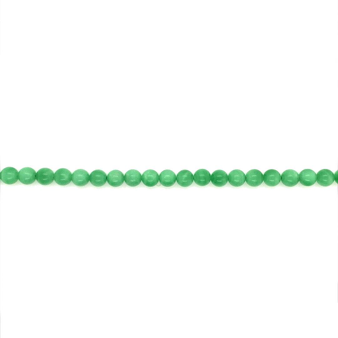 6mm Natural Jade - Round