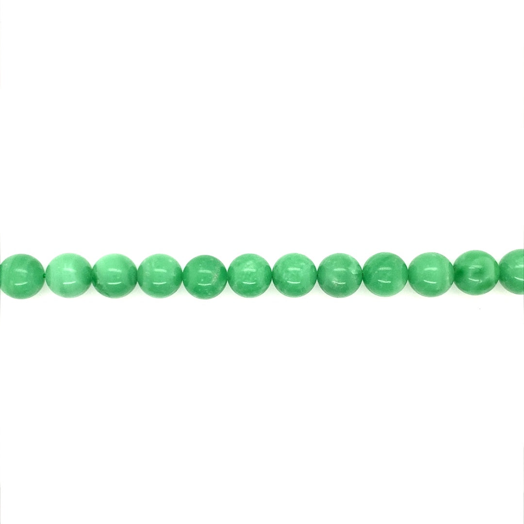 10mm Natural Jade - Round