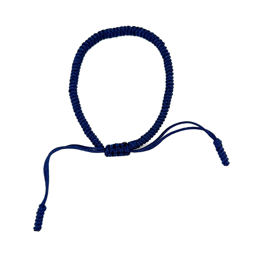 Navy Blue Adjustable Macrame Bracelet
