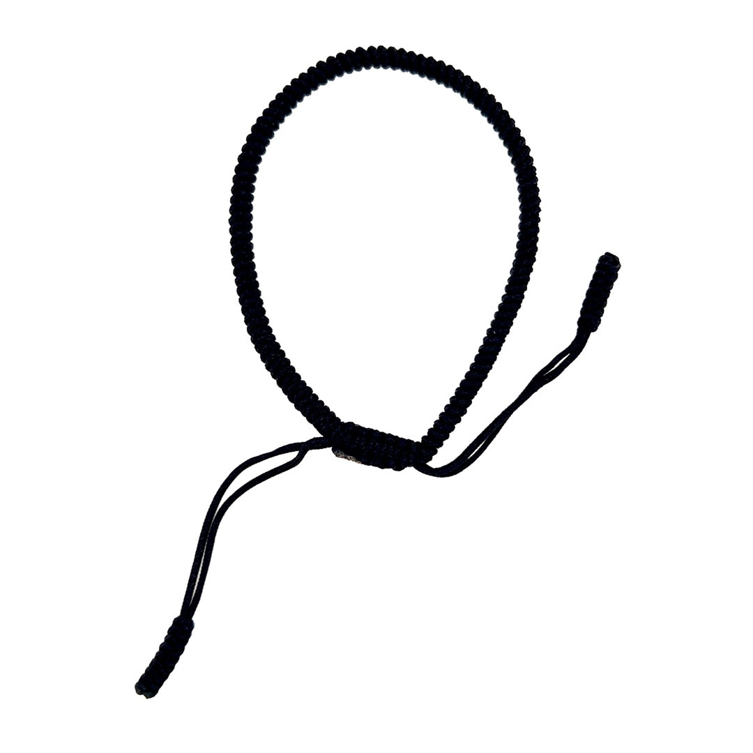 Black Macrame Adjustable Bracelet