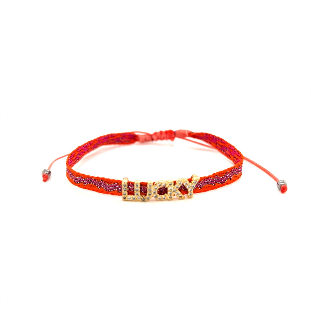 Lucky Macrame Adjustable Bracelet