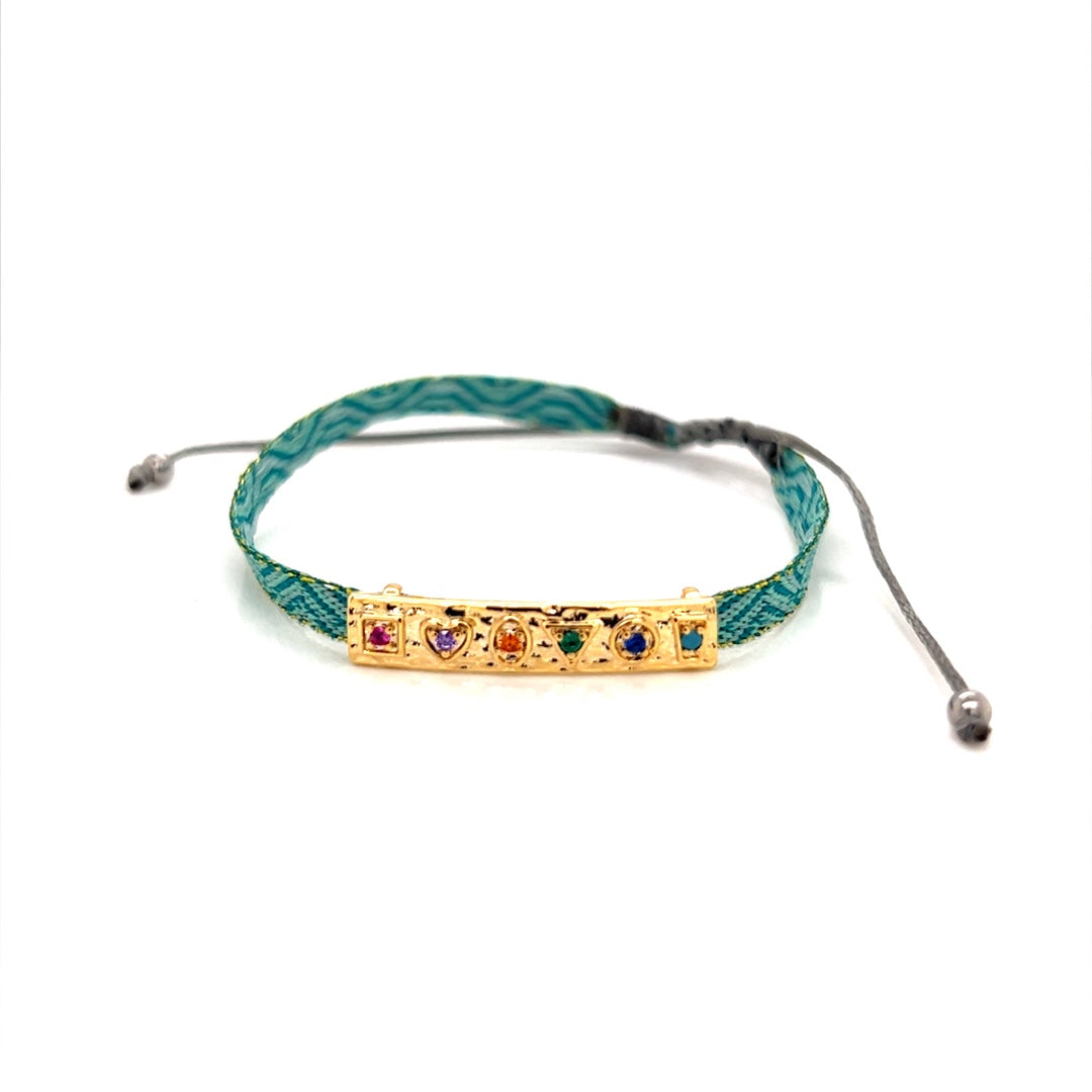 Bar Macrame Adjustable Bracelet