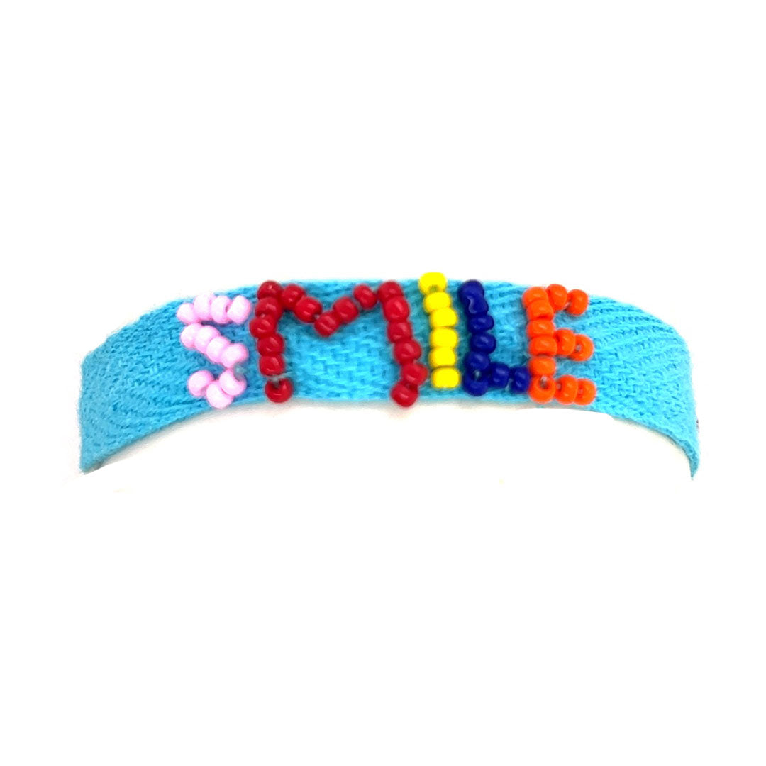 Beaded Smile Macrame Bracelets