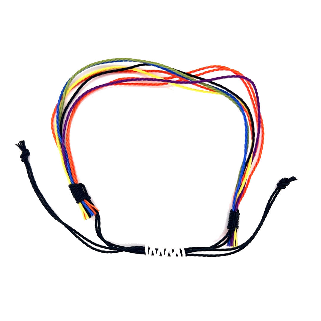 Multi Cord Macrame Adjustable Bracelet