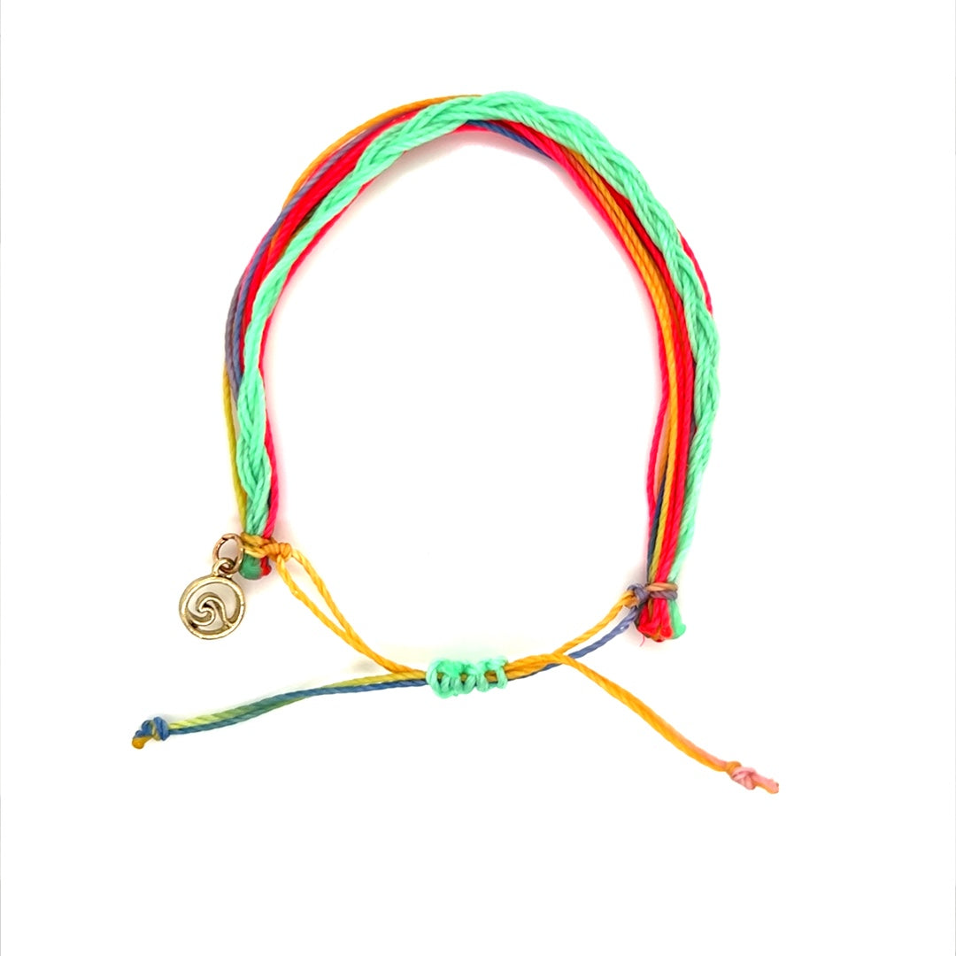 Multi Cord Macrame Adjustable Bracelet
