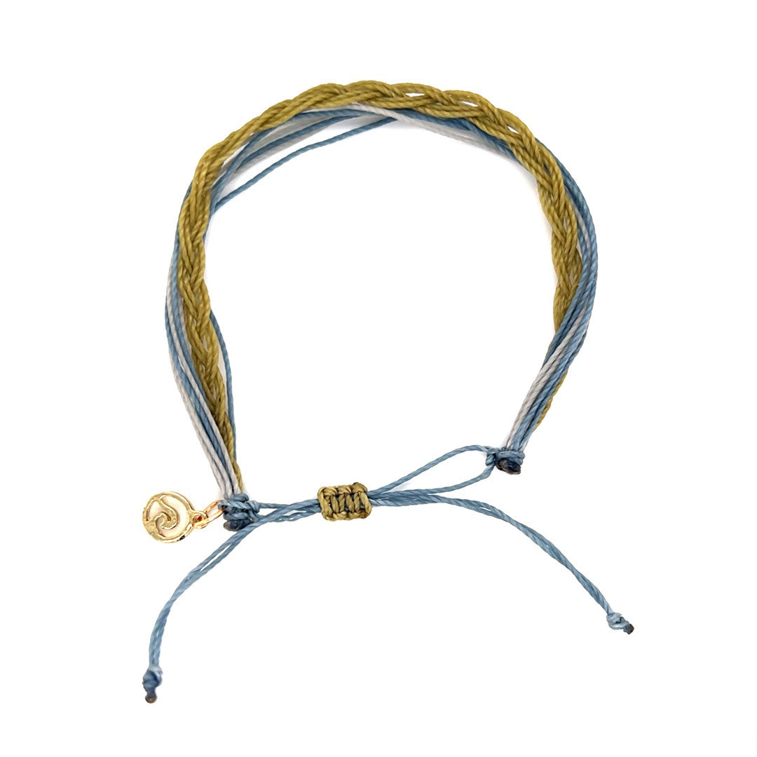 Multi Cord Macrame Adjustable Bracelet
