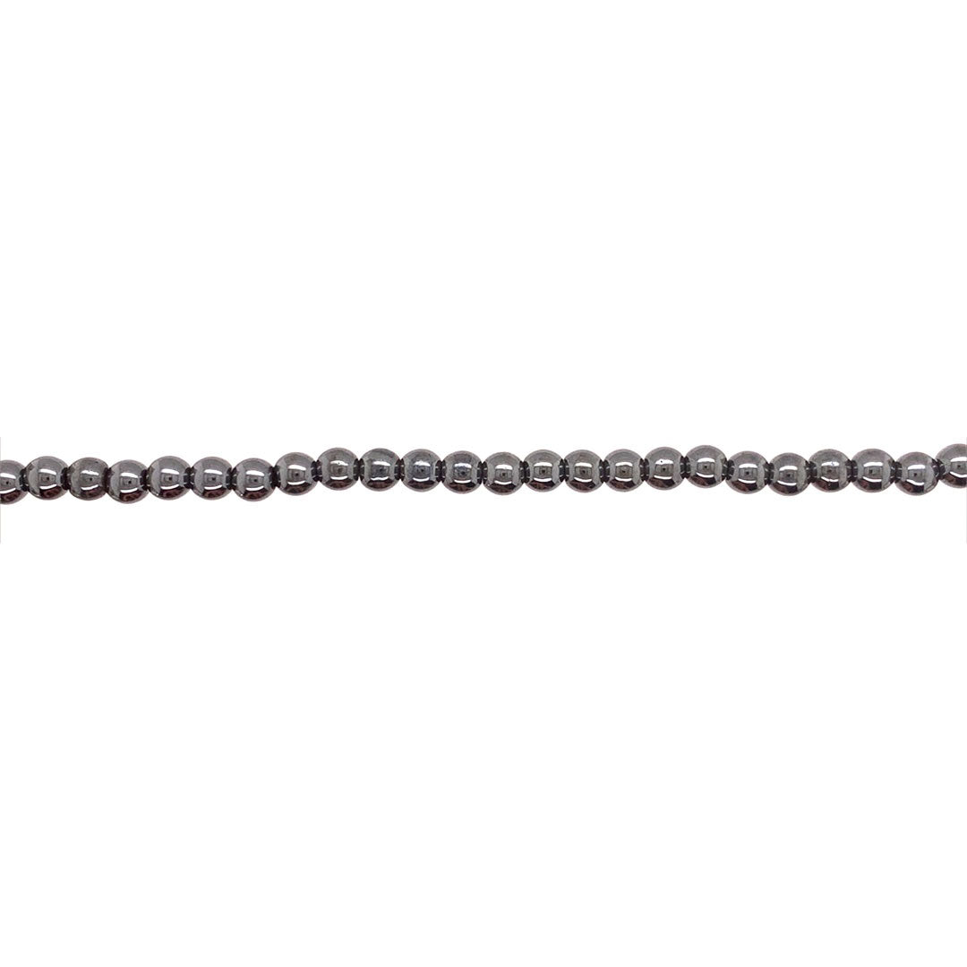 4mm Hematite - Round