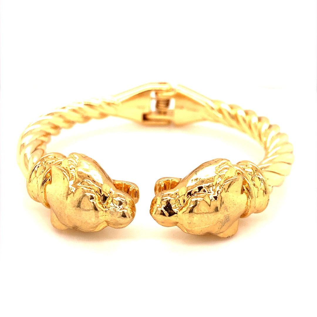 Jaguar Bangle - Gold Filled