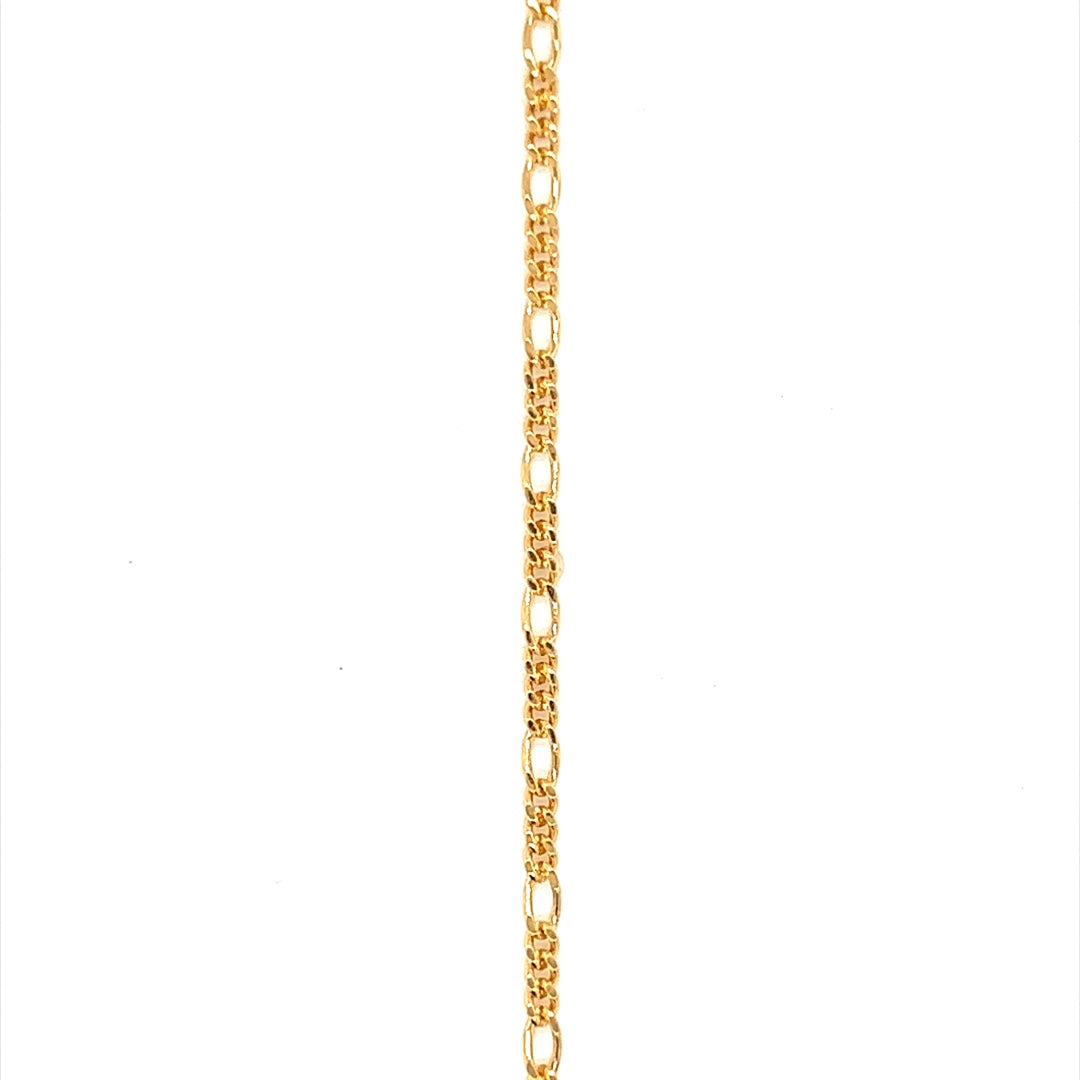 16" 2mm Figaro Chain - Gold Filled