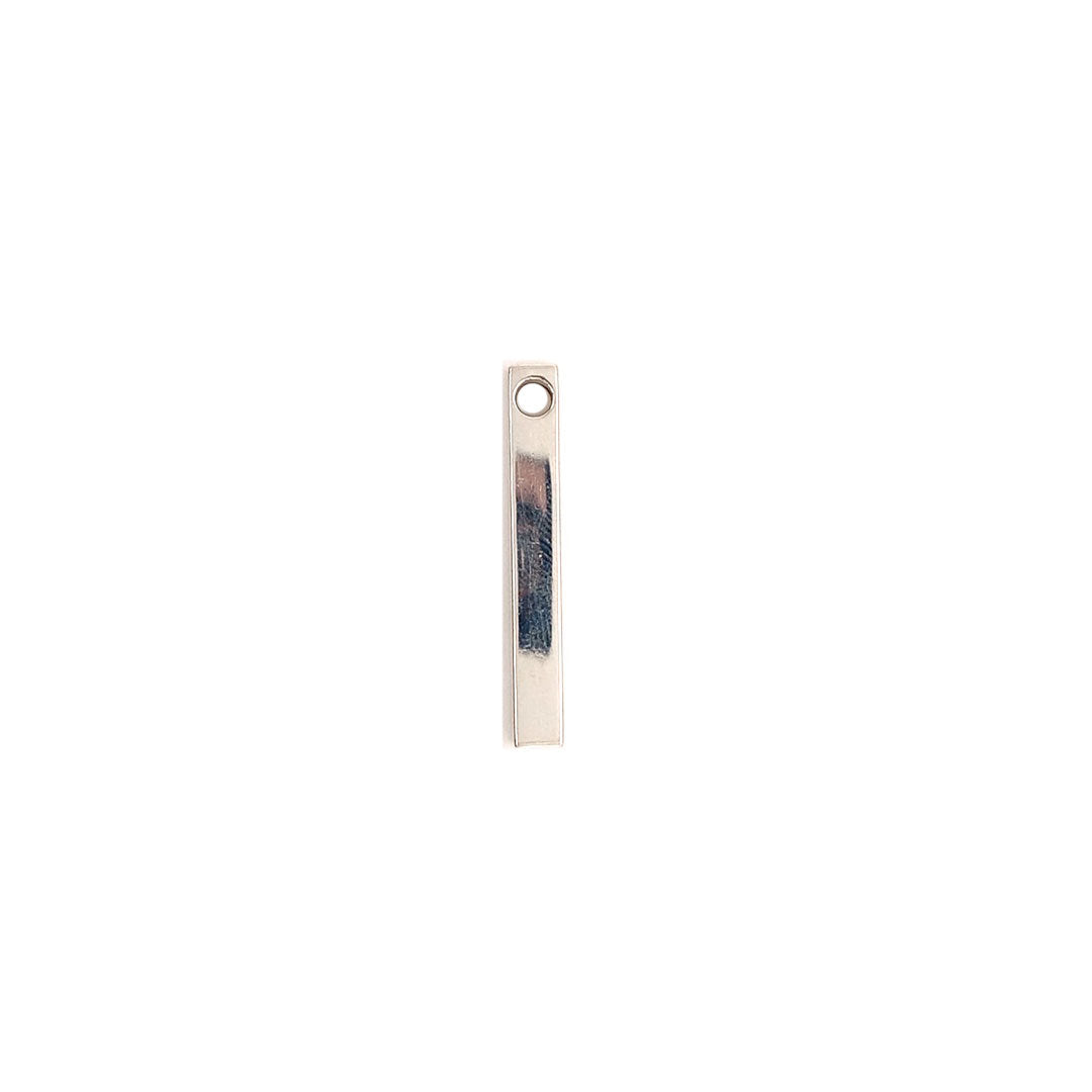 Engravable Bar Pendant - Sterling Silver