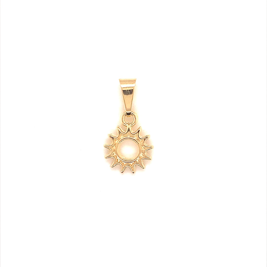 Sun Pendant - Gold Filled