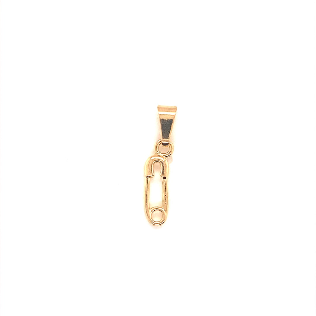Safety Pin Pendant - Gold Filled