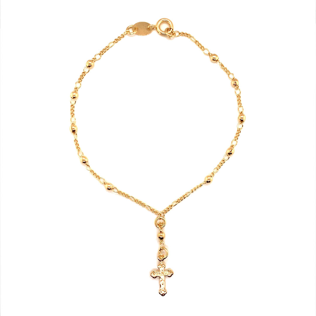 Cross Bracelet - Gold Filled