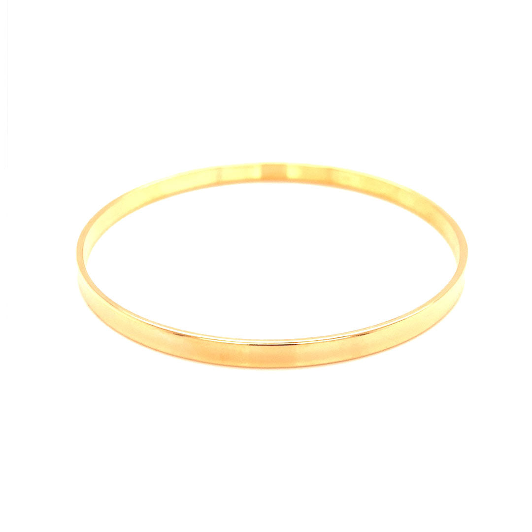 4mm Bangle - 2.5"- Gold Filled