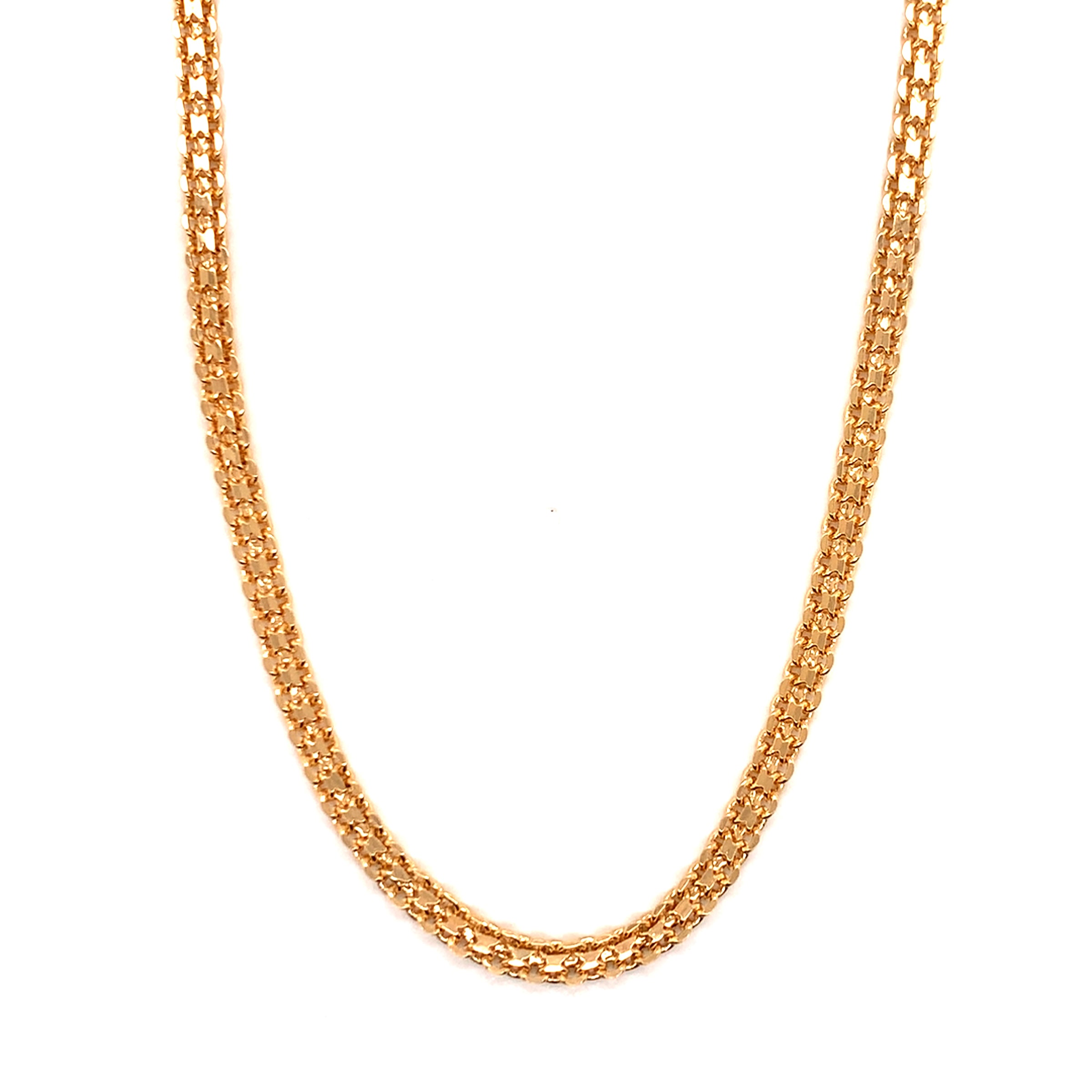 32" Mesh Belly Chain with 2" Extension - Gold Filled