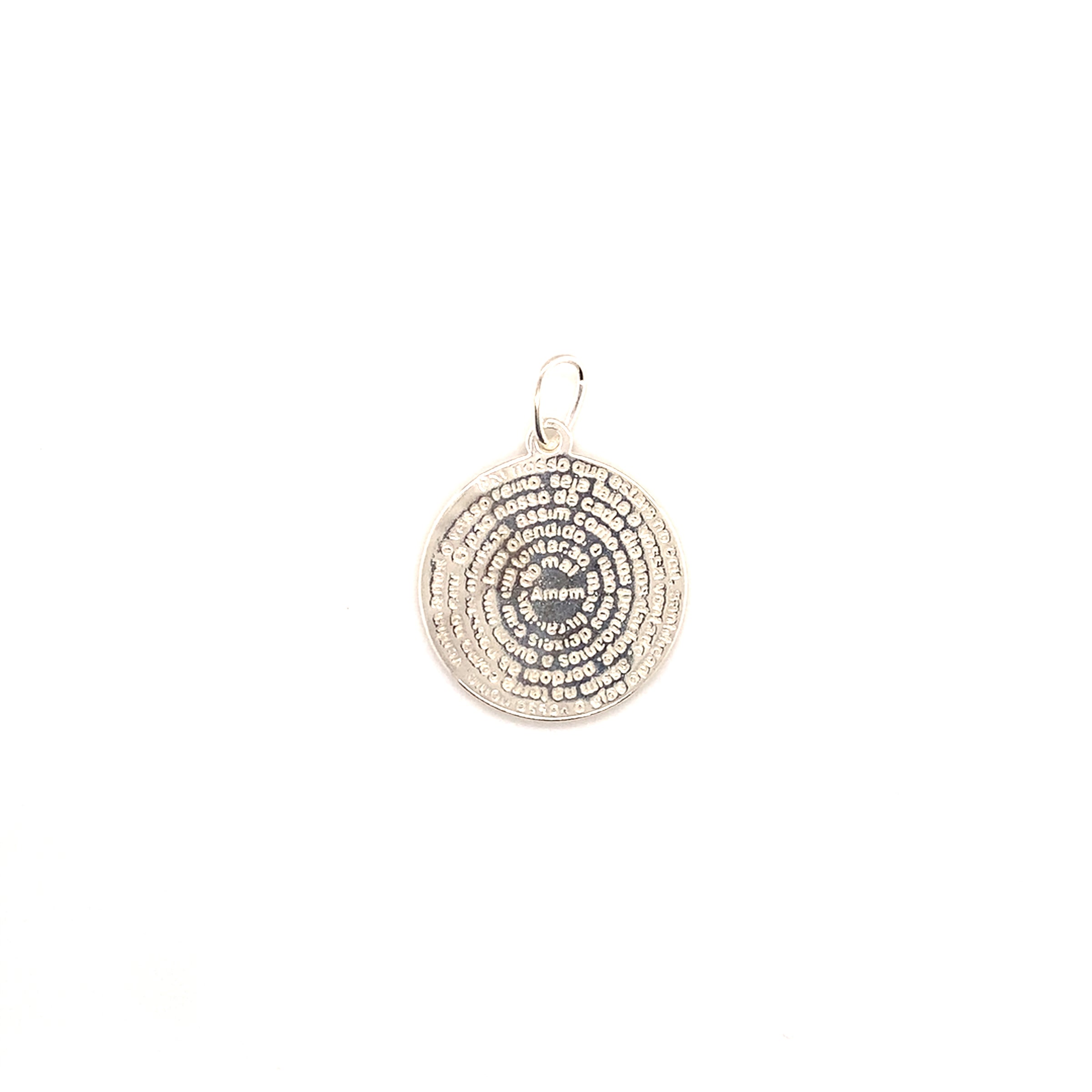 Our Father Prayer Pendant - Sterling Silver