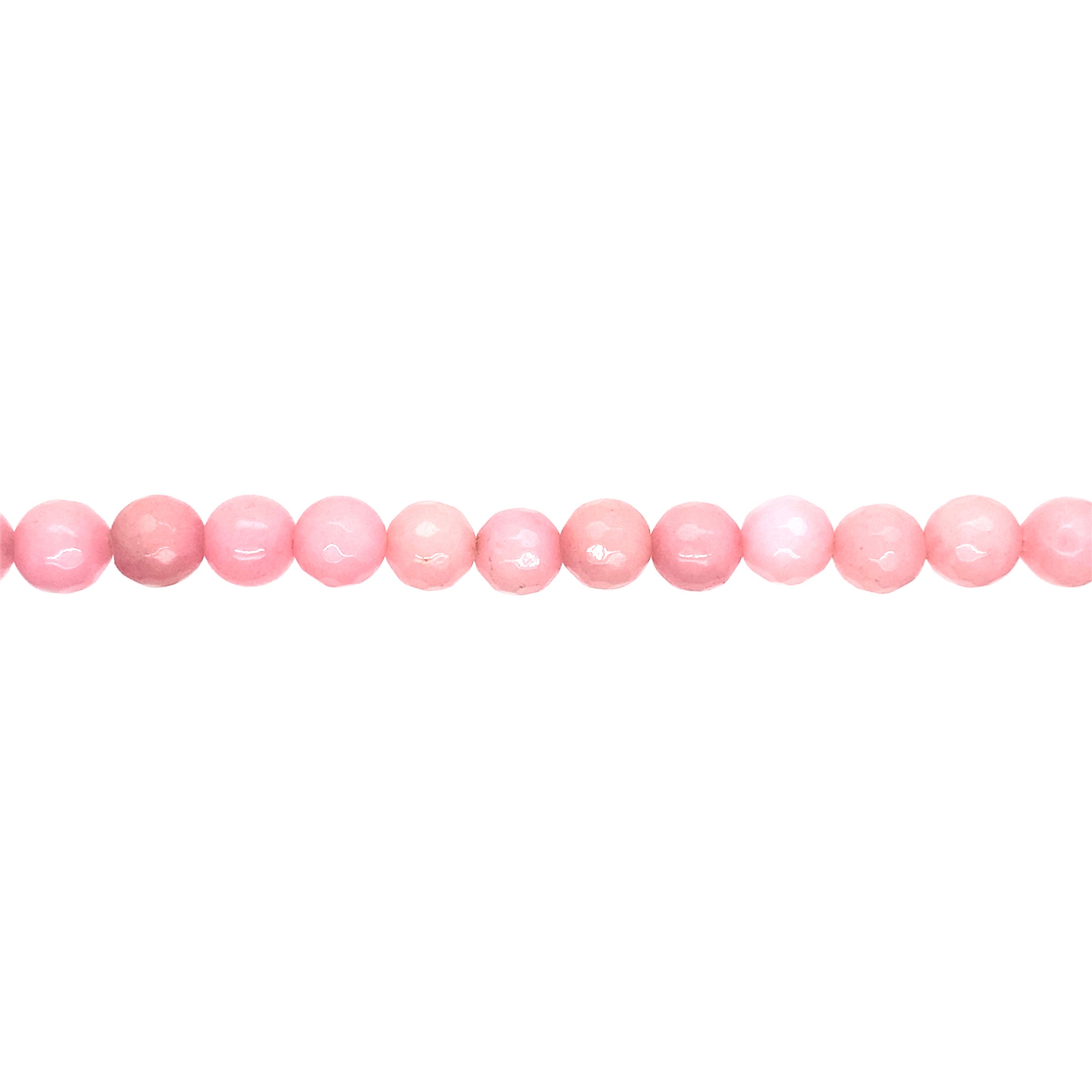 8mm Light Pink Jade - Faceted
