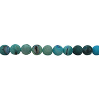 10mm Blue Druzy Agate - Round