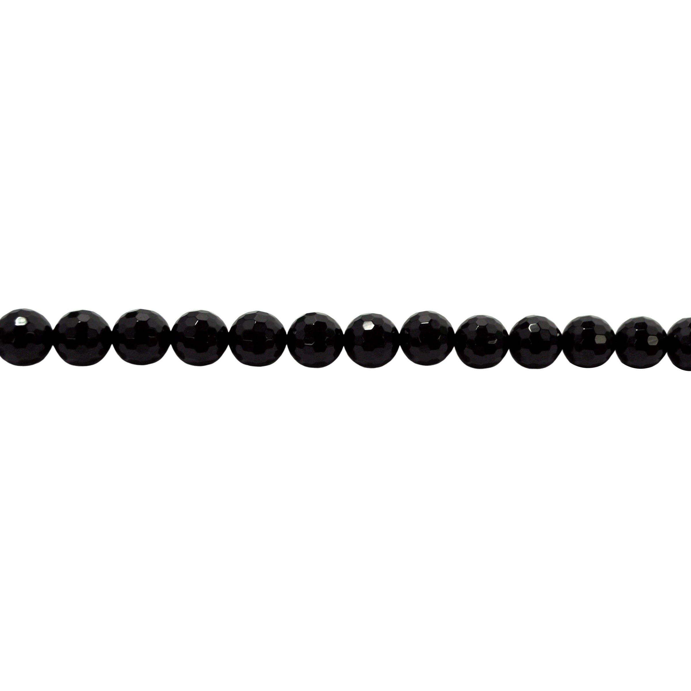 10mm Black Onyx - 128 Facets