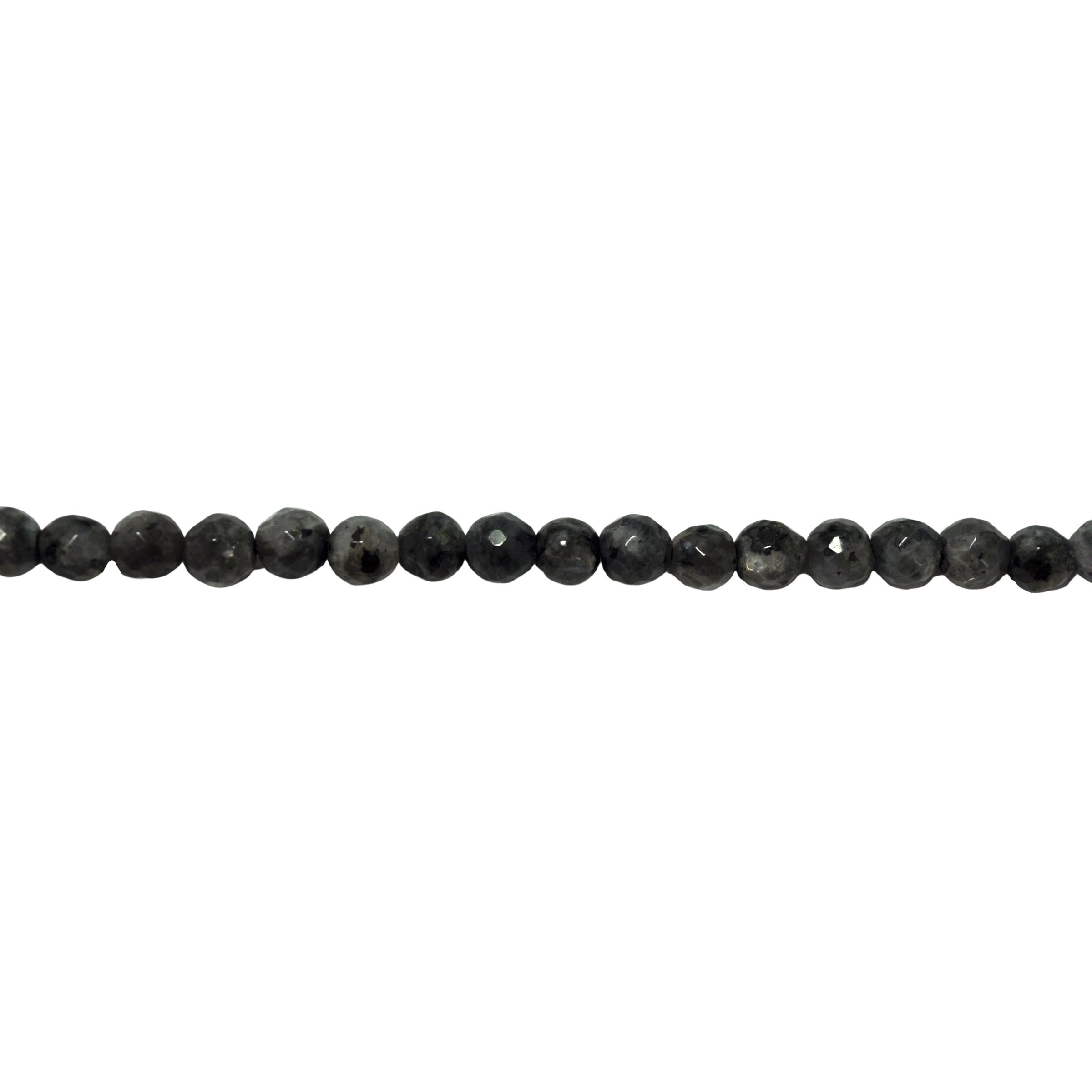 6mm Black Labradorite - Faceted