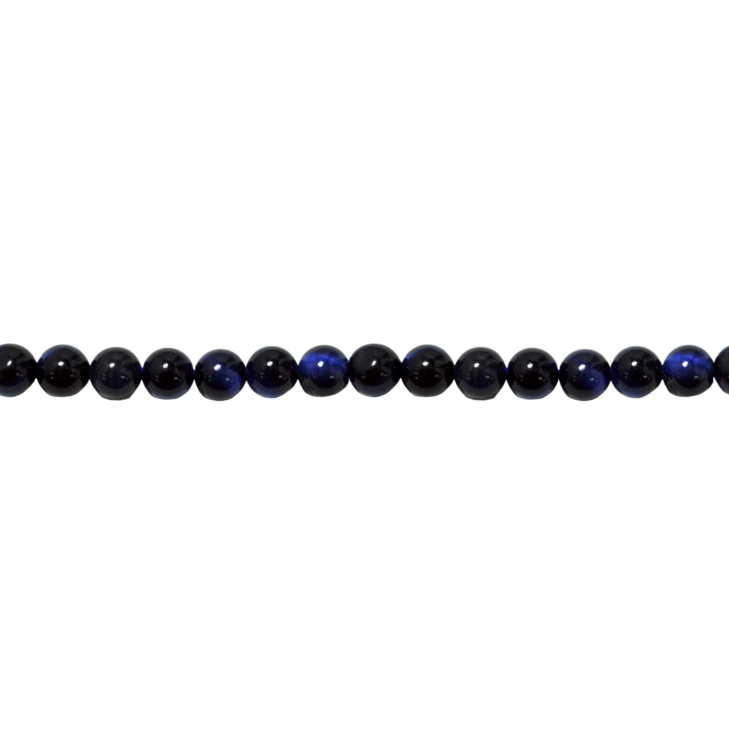 6mm Blue Tiger Eye - Round