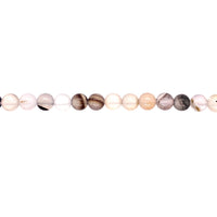 6mm Natural Grey Agate - Round