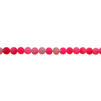 10mm Pink Natural Efflorescent Agate - Round