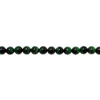 6mm Green Tiger Eye - Round