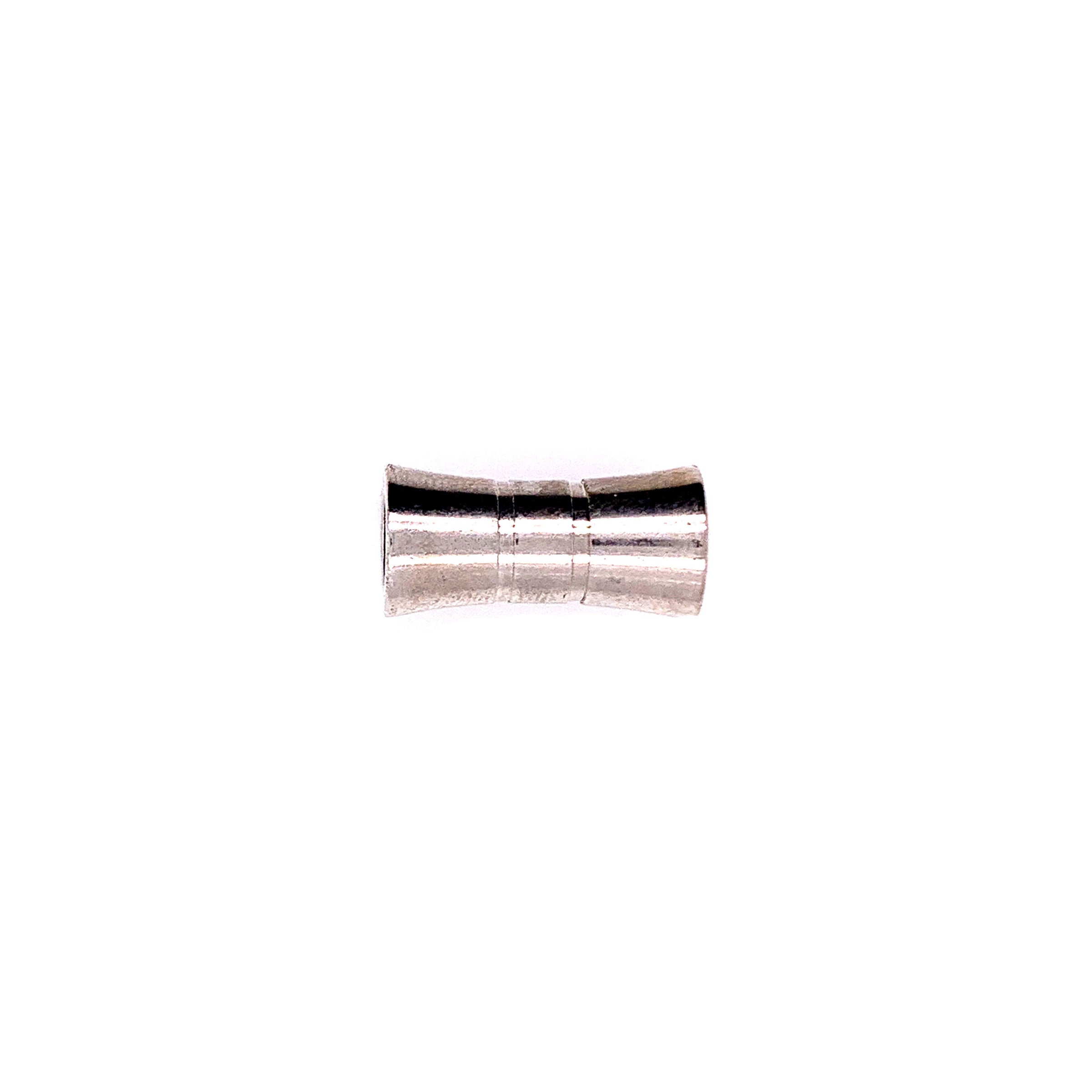 20x10mm Inverted Tube Brass Magnetic Clasp (6mm Hole)