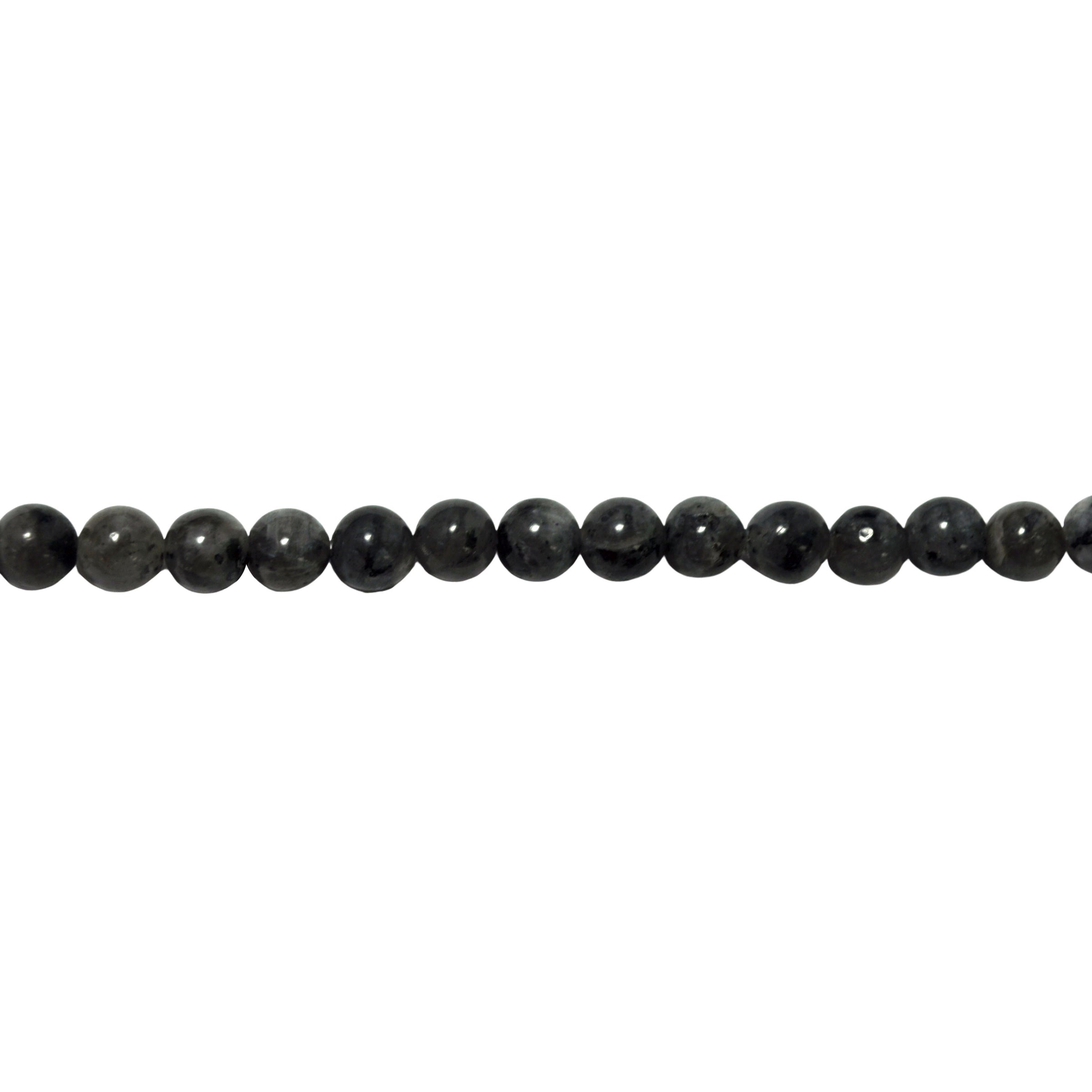 6mm Black Labradorite - Round