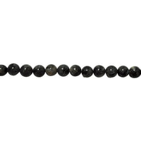 8mm Black Labradorite - Round
