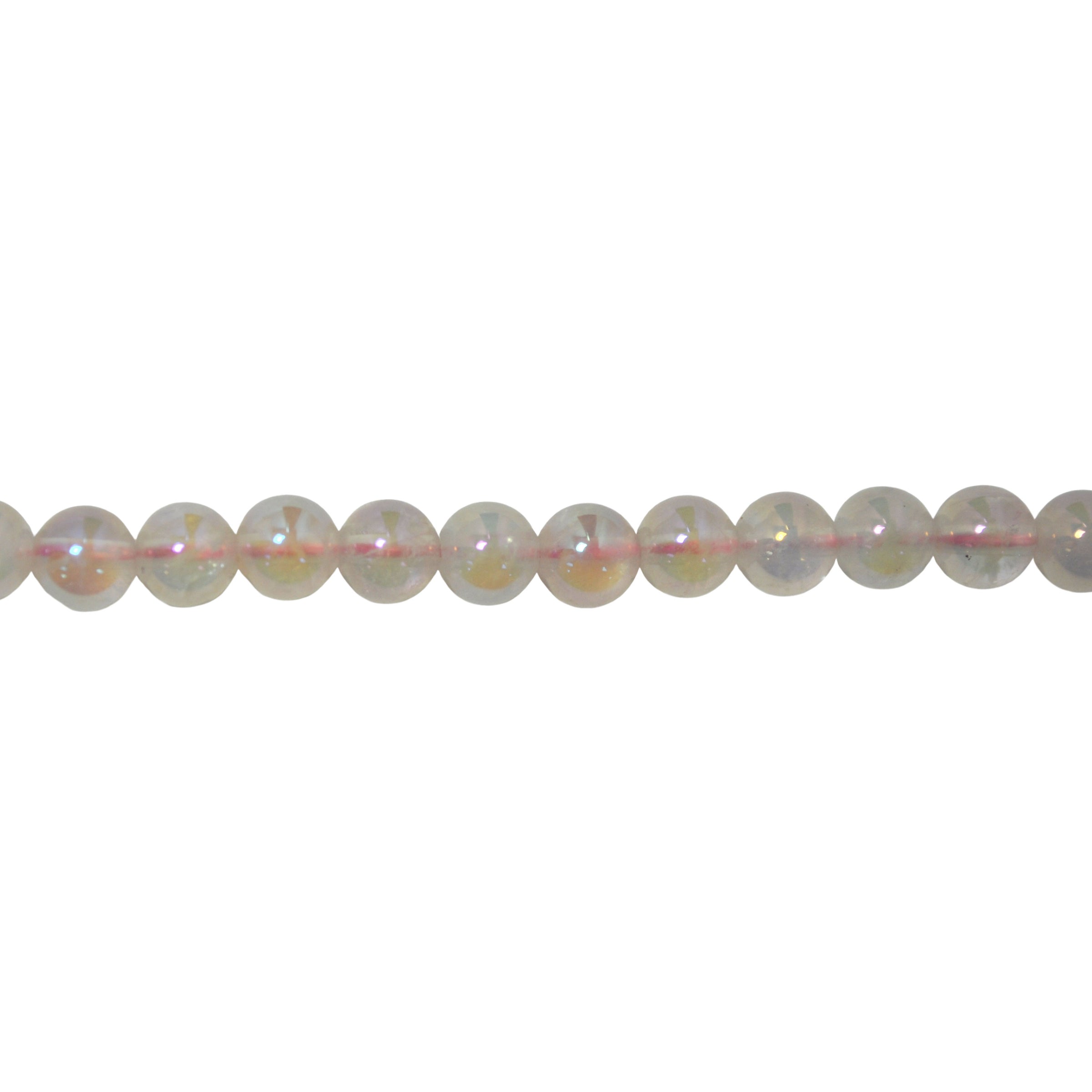 6mm Rose Quartz Plated - Round