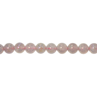 8mm Rose Quartz Plated - Round