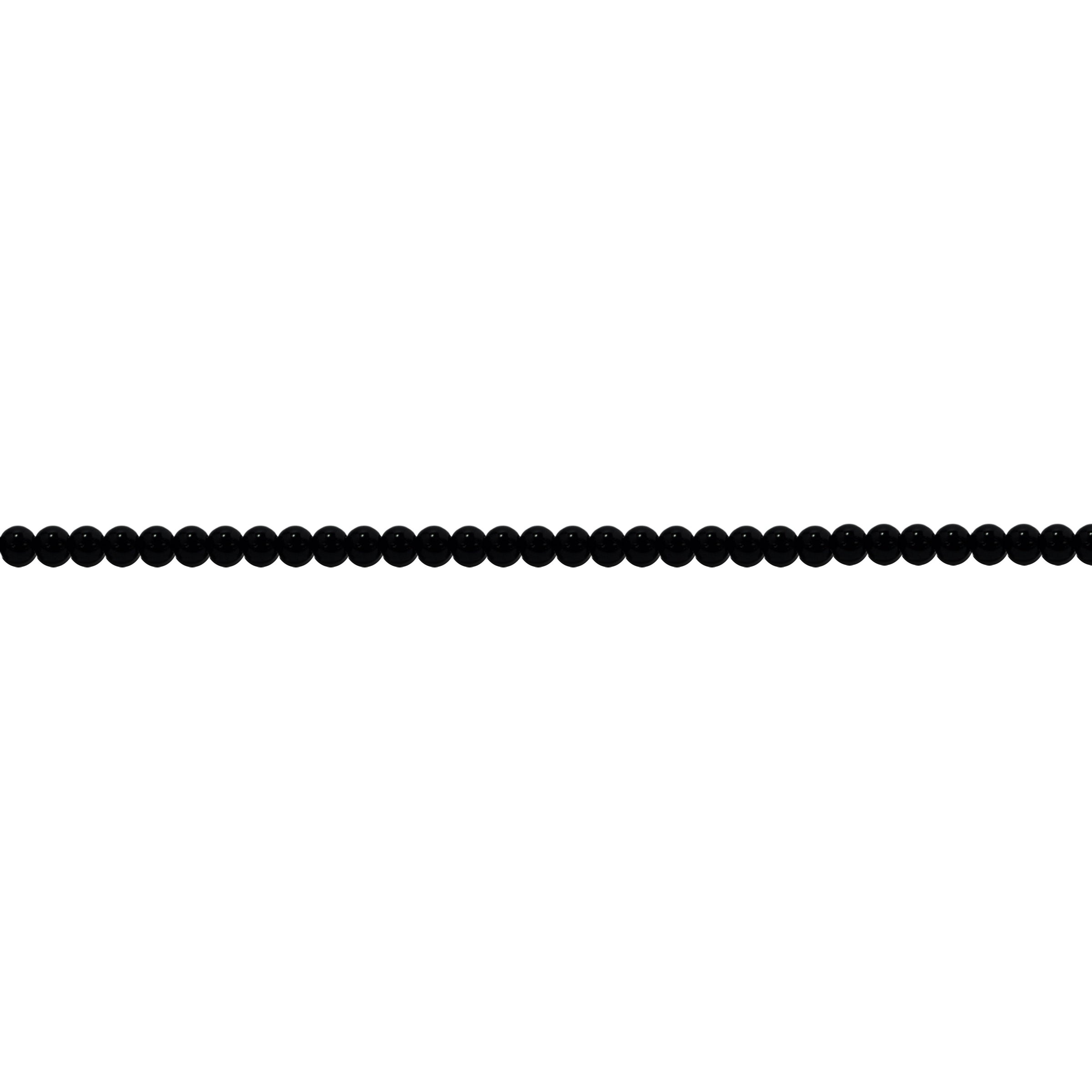 4mm Black Onyx - Round