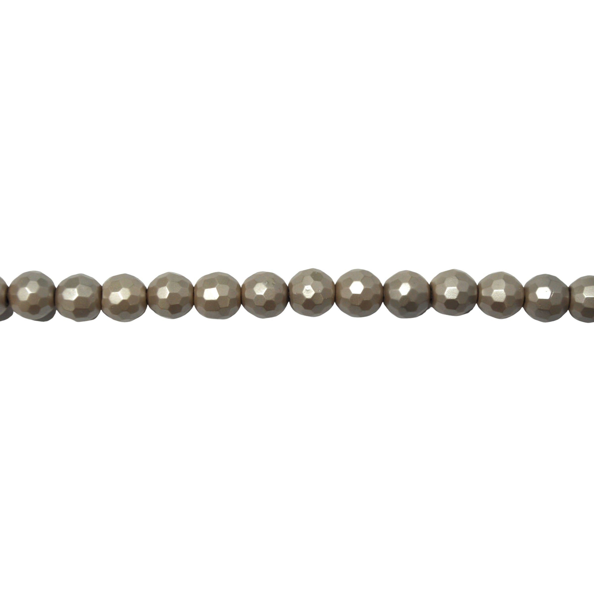 6mm Gold Shell Pearl- Faceted