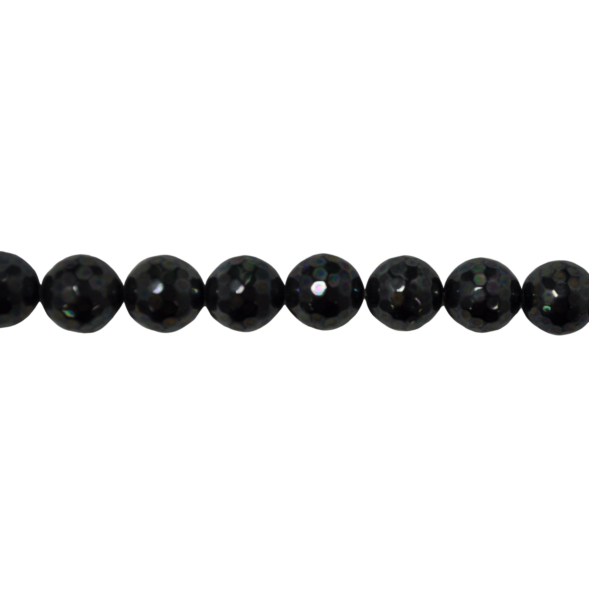 10mm Dark Grey Shell Pearl- Faceted