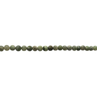 6mm Green Marble Agate - Round