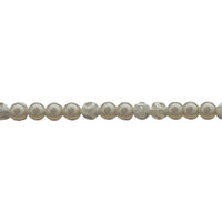 8mm White Spot Tibetan Agate - Faceted