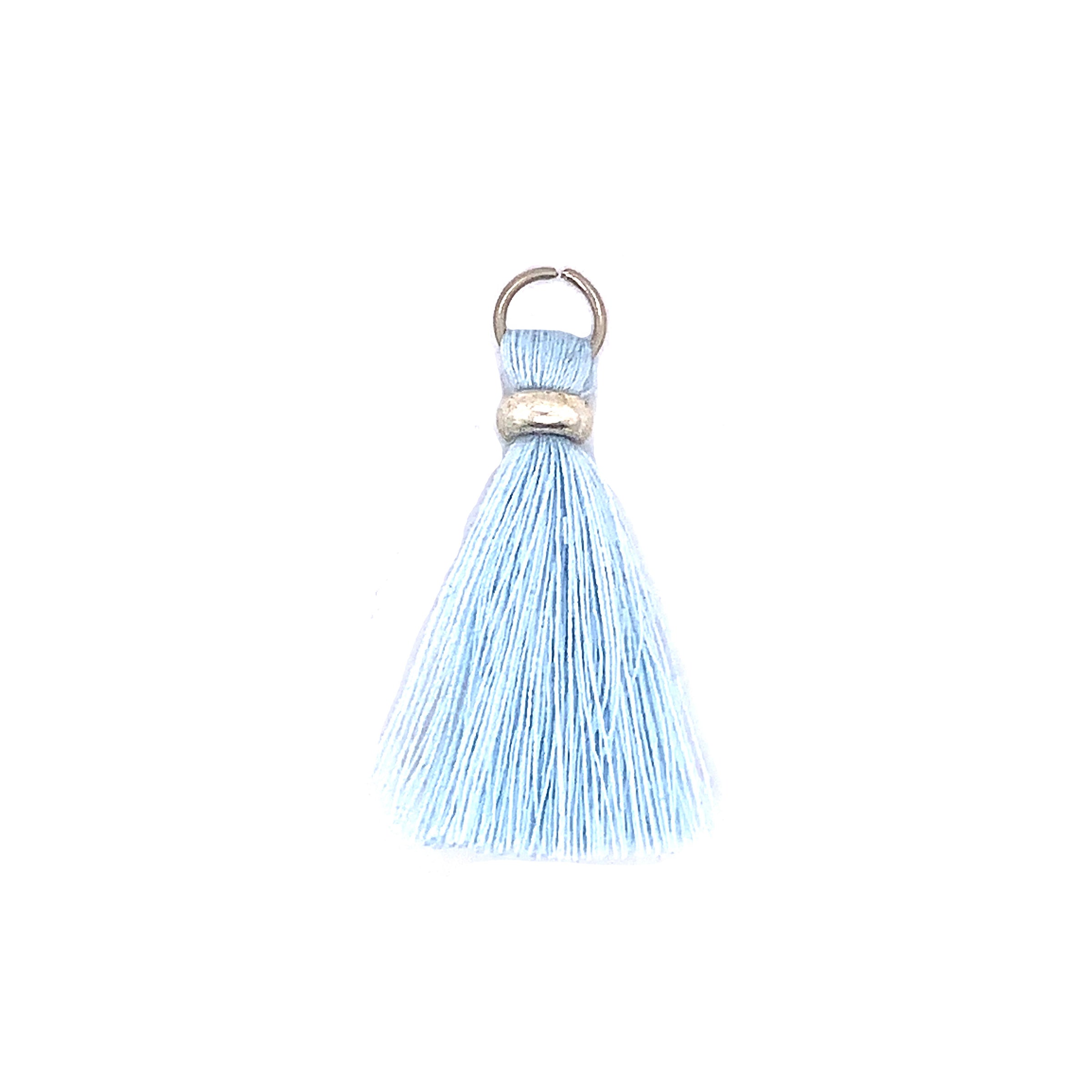 Light Blue with Silver Ring & Silver Jump Ring