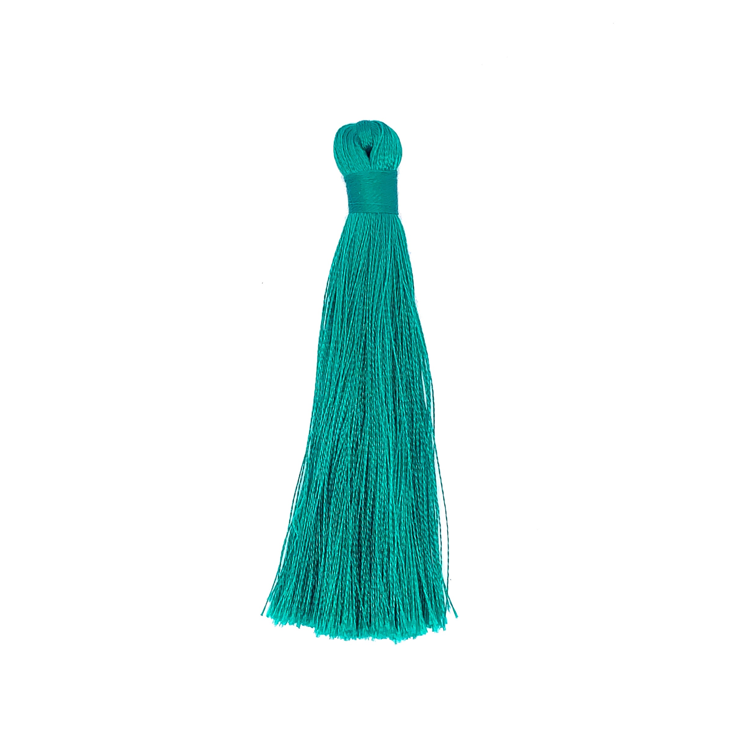 Long Teal Tassel