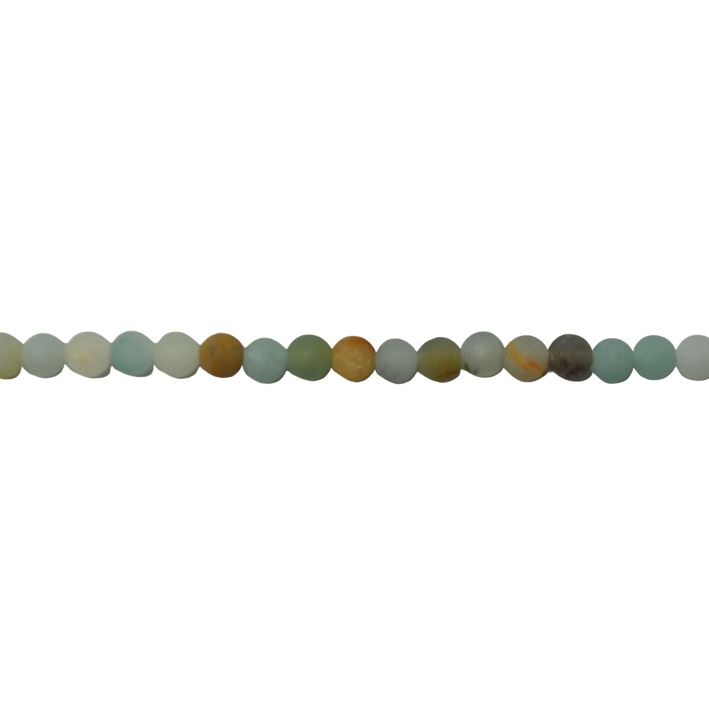 4mm Matte Amazonite - Round